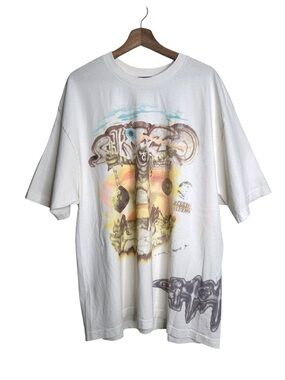 Travis Scott Utopia Skitzo Circus Maximus 2024 Euro Tour Tee T-Shirt Size 2XL